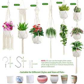 SFENNGPET indoor/outdoor-ready plant hangers for boho home décor