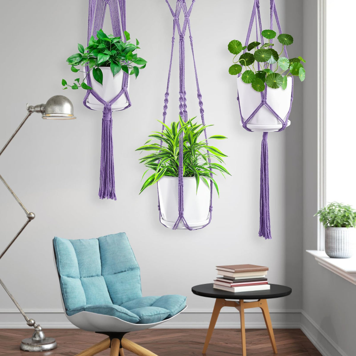 SFENNGPET macrame hanger tassel-style boho decor accent.