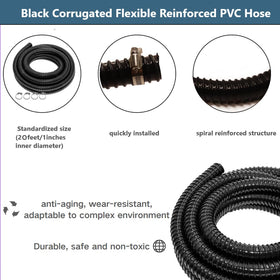 SFHXL stainless steel clamps included with pond tubing kit