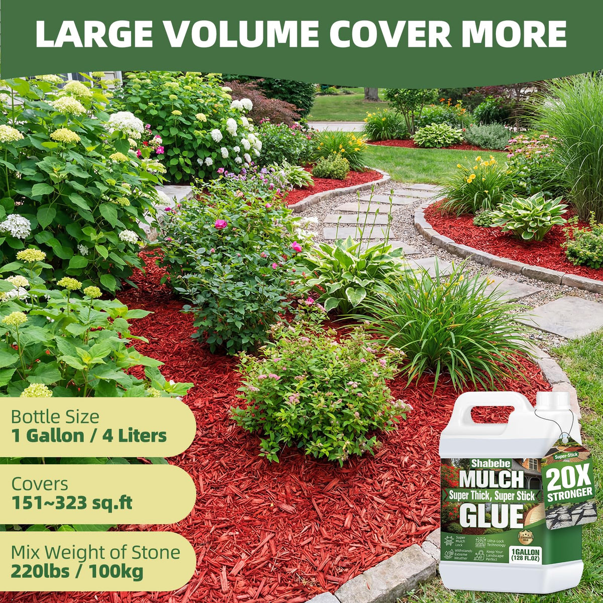 Shabebe fast-dry finish cures quickly for ready-to-use areas.