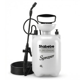 Shabebe pump garden sprayer with 4L capacity for steady, even adhesive application.