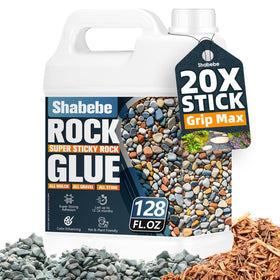 Shabebe Rock Glue bottle pour for controlled, precise bonding.