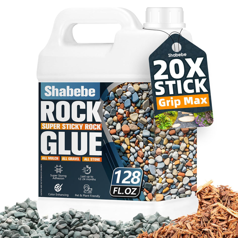 Shabebe Rock Glue bottle pour for controlled, precise bonding.