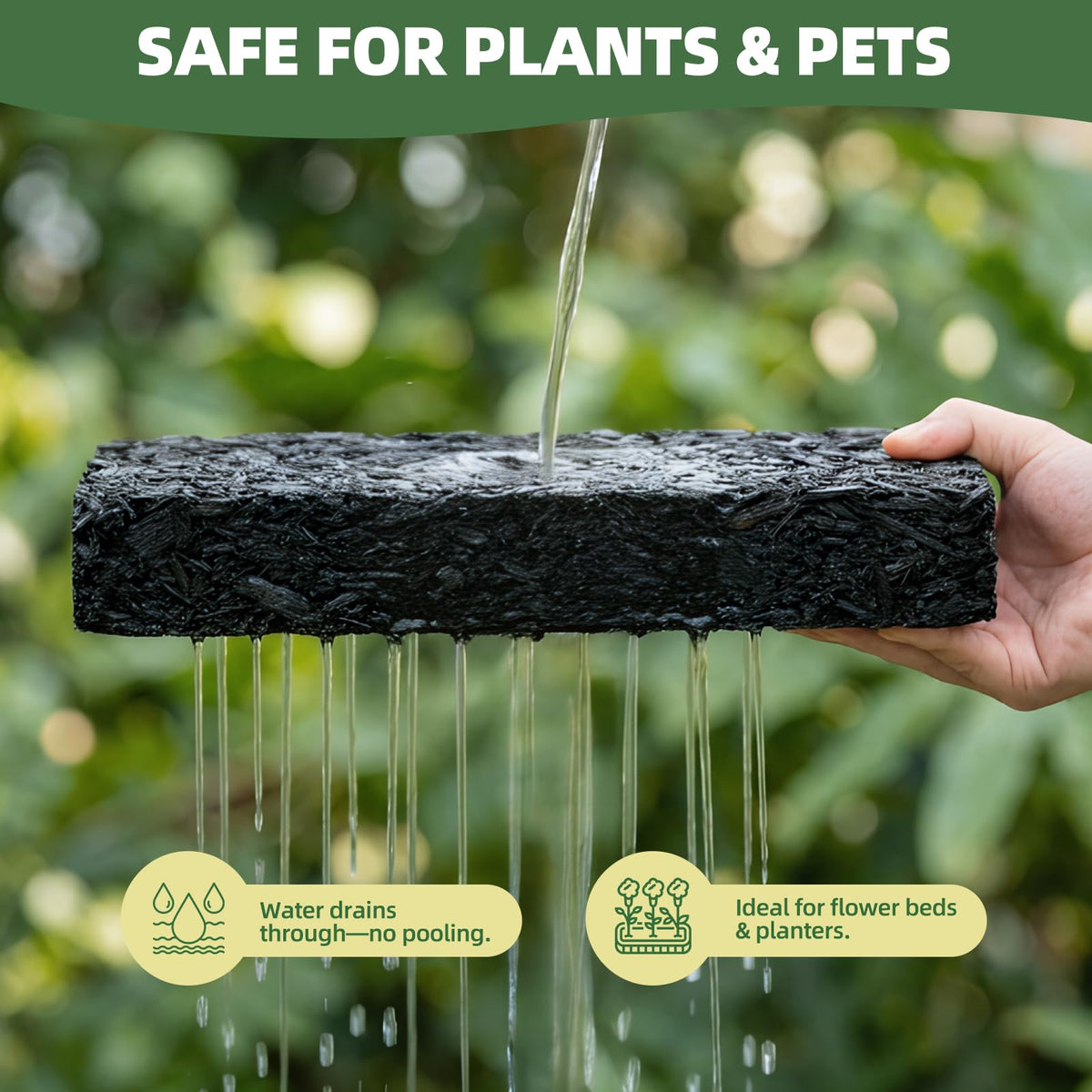 Product label notes water-based formula suitable for outdoor spaces.