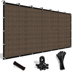Shade&Beyond 90% sun shield mesh shade for patio protection against UV rays.