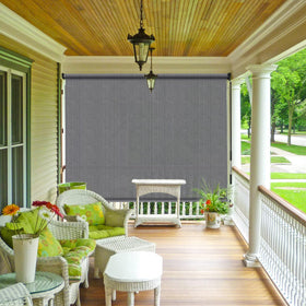 Shade&Beyond privacy and shade for porches and gazebos on sunny days.