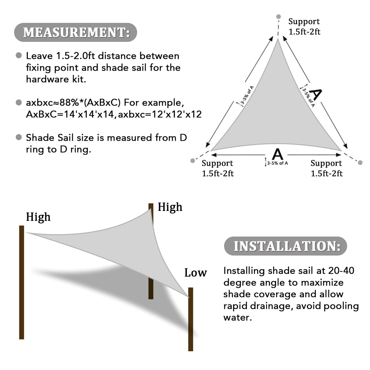 Shade&Beyond canopy provides versatile shade for patios and gardens with UV protection.