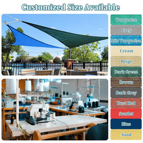 Shade&Beyond 185gsm HDPE fabric blocks UV while remaining breathable