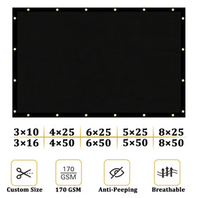 Shade&Beyond 170 gsm HDPE fabric delivers strong privacy and breathable coverage.
