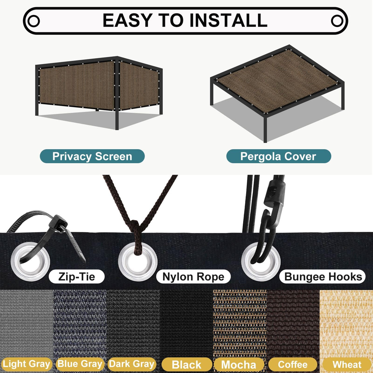 Shade&Beyond multipurpose outdoor shade serves patios, gardens, and greenhouse sun control