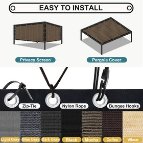 Shade&Beyond multipurpose outdoor shade serves patios, gardens, and greenhouse sun control