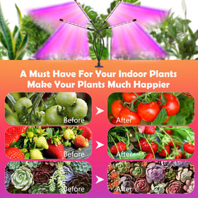 Shalaker grow lights timer 3/9/12h automates lighting schedule.
