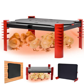 Shaledig 200W chick brooder plate top view shows even radiant heat coverage.
