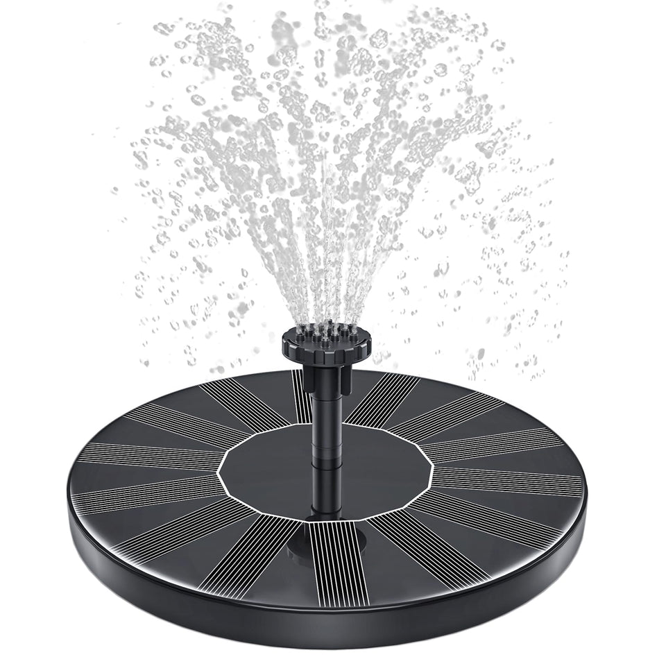 SHANCHAHUA solar fountain 1-5W pump in sunlit pond for aeration