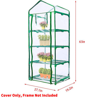 SHANGXING clear PVC greenhouse cover shows strong, durable material for plants.