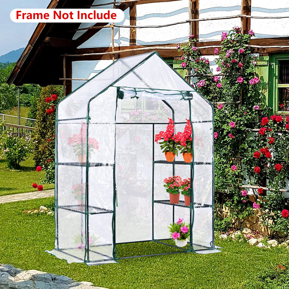 SHANGXING foldable greenhouse cover stored flat for space-saving