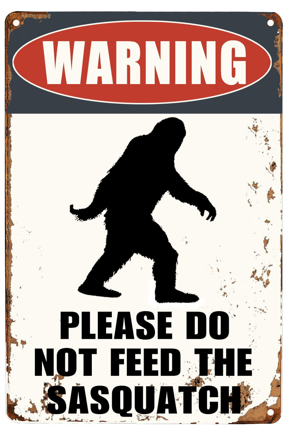 Shannonsa Vintage Bigfoot tin sign adds rugged outdoor charm.
