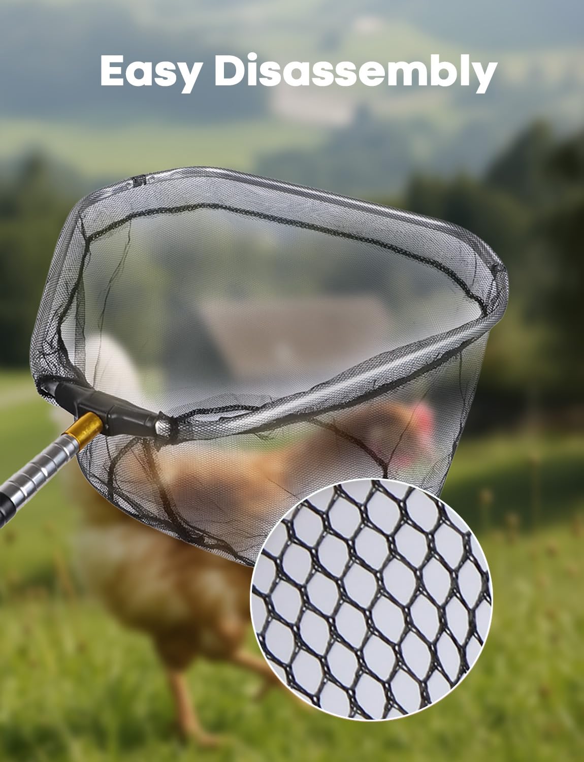 SHANWORN Humane capture system minimizes stress during handling.