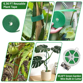 SHAOKAOLU stackable stakes support small to medium plants