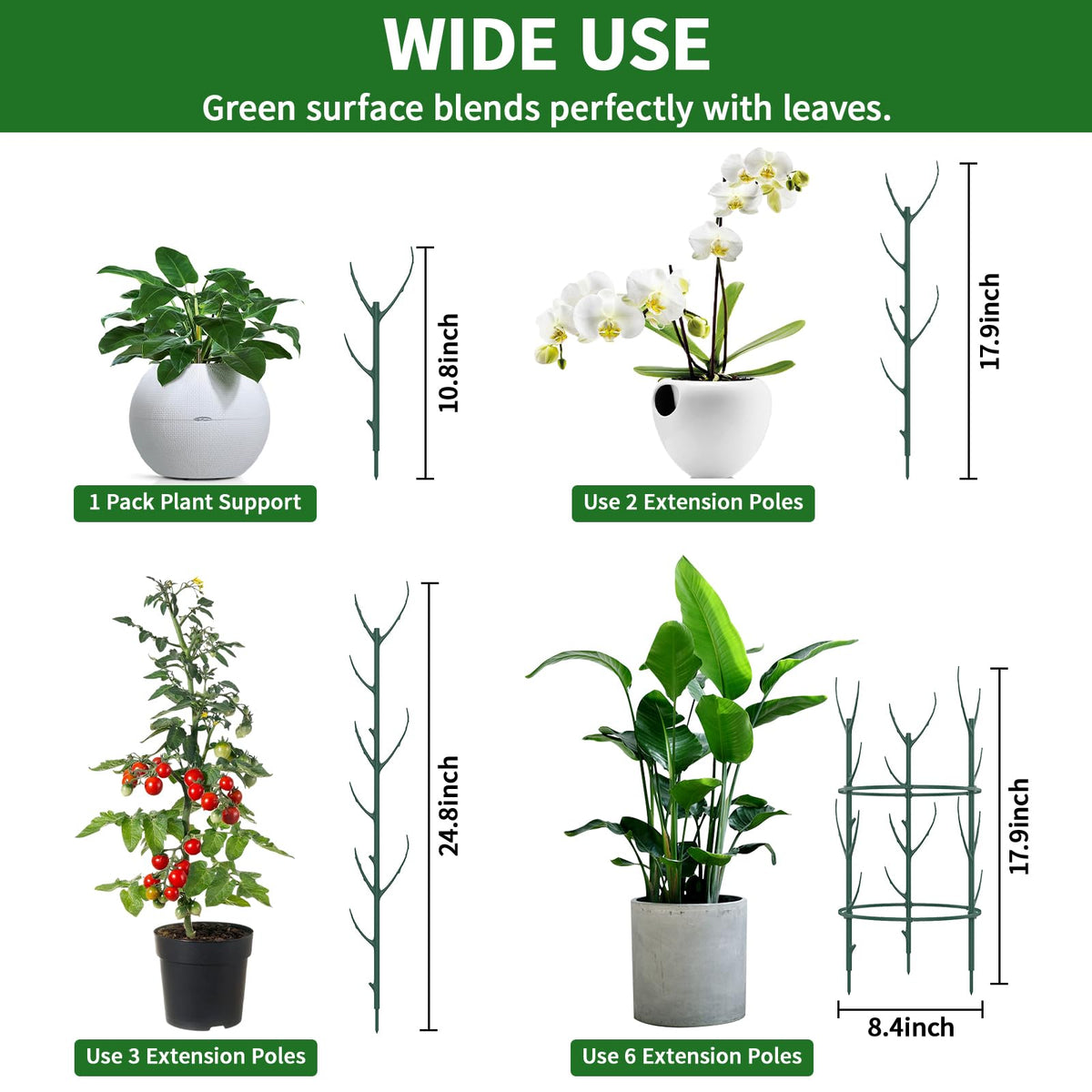 SHAOKAOLU interlocking curved support providing sturdy hold for thick stems