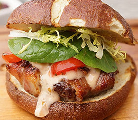 Shape+Store Burger Master BBQ-ready patties pop right onto the grill with no sticking.