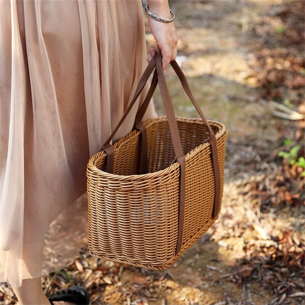 Shapeazy home decor basket adds rustic charm and practical storage