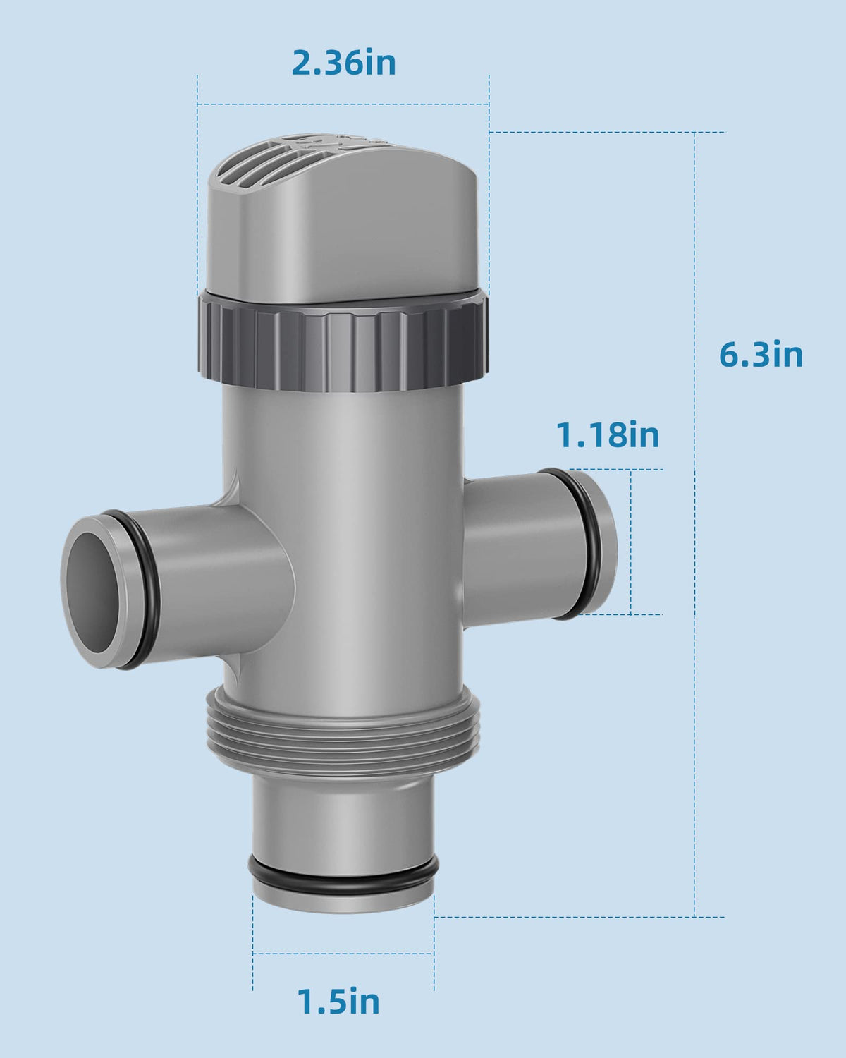 SHAPON above-ground pool parts ready for upgrade to stronger filtration and circulation