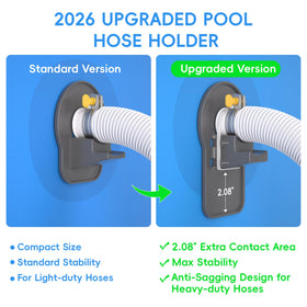 SHAPON hose holder back panel 2-08 inch for stable mounting