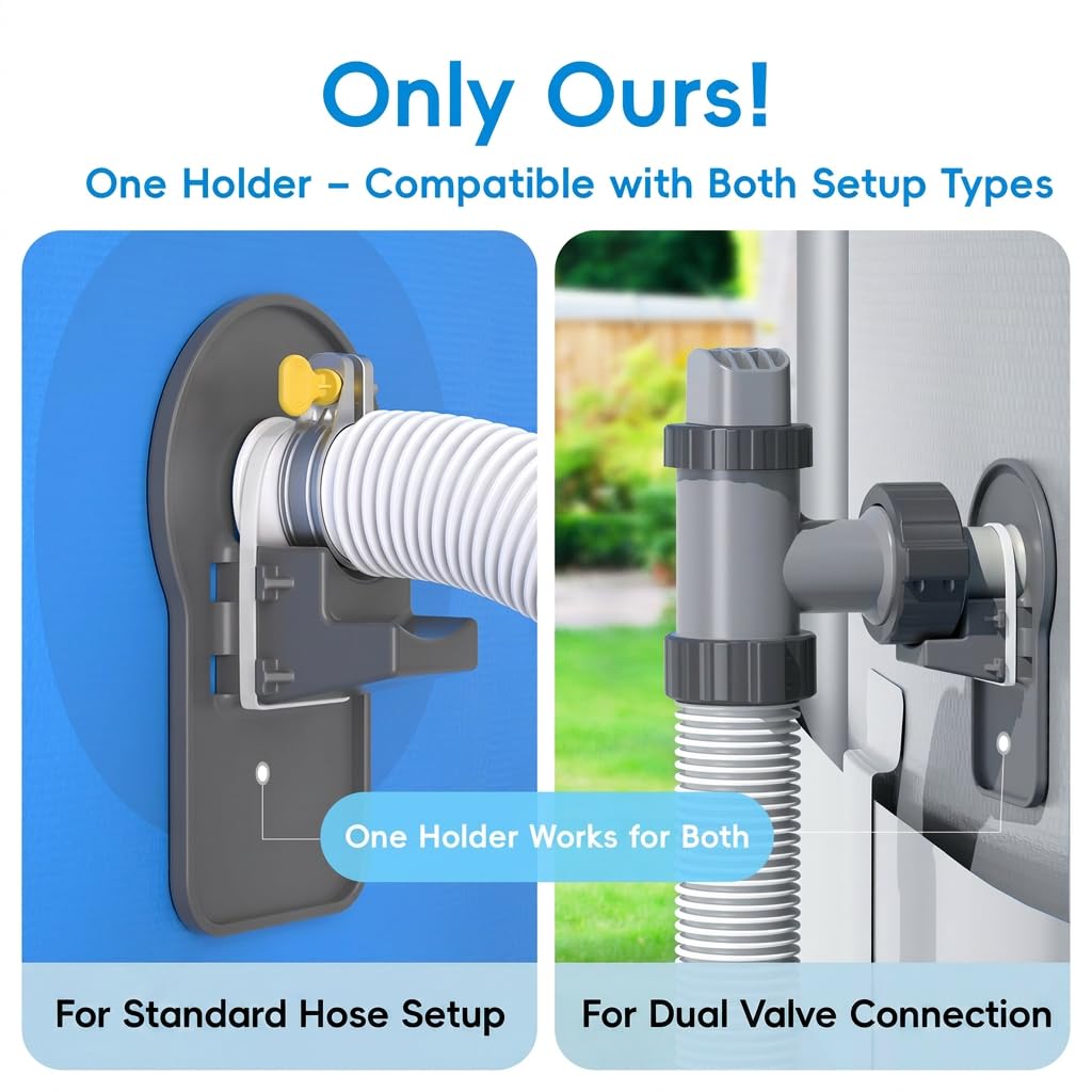 SHAPON hose holder fits Intex pools with 1.25 inch hoses