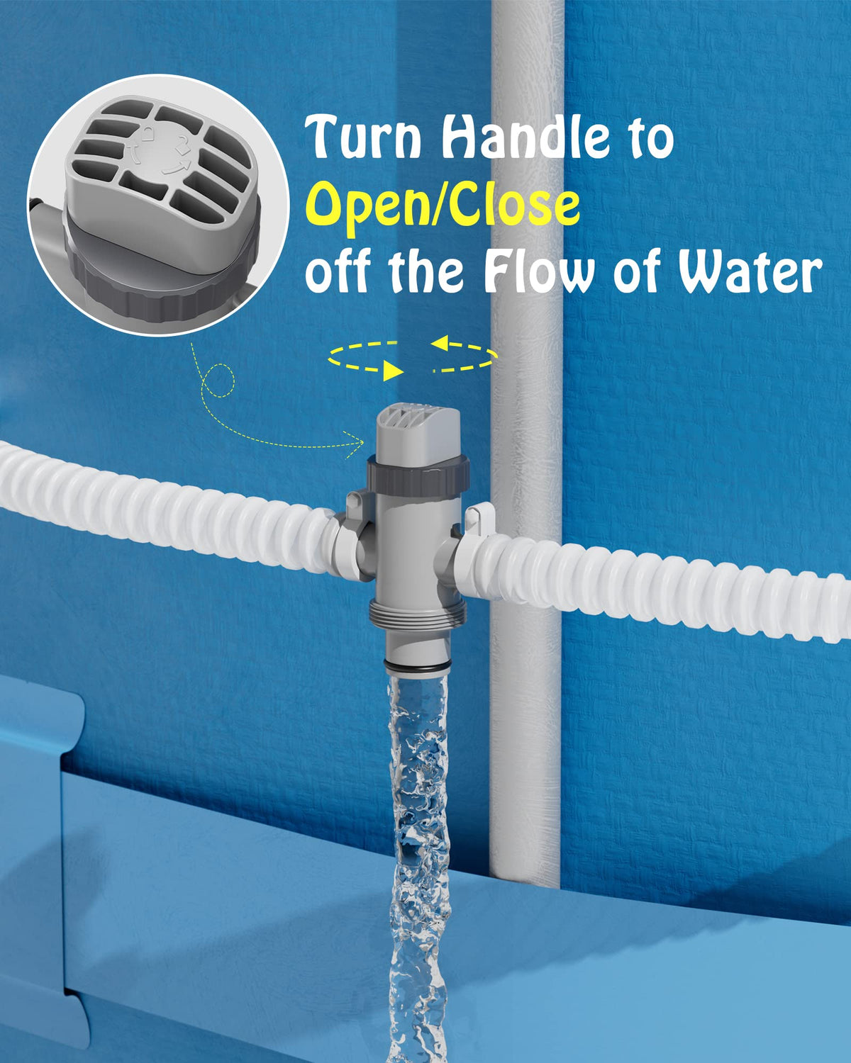 SHAPON hose o-rings included for durable, leak-resistant connections during setup