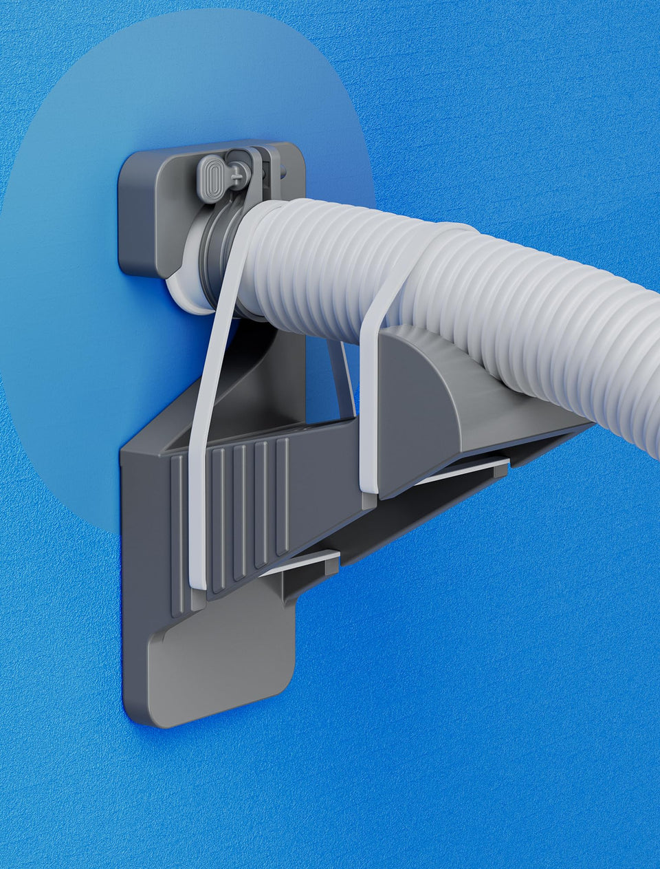 SHAPON pipe holders with inlet-outlet hook for secure hose support