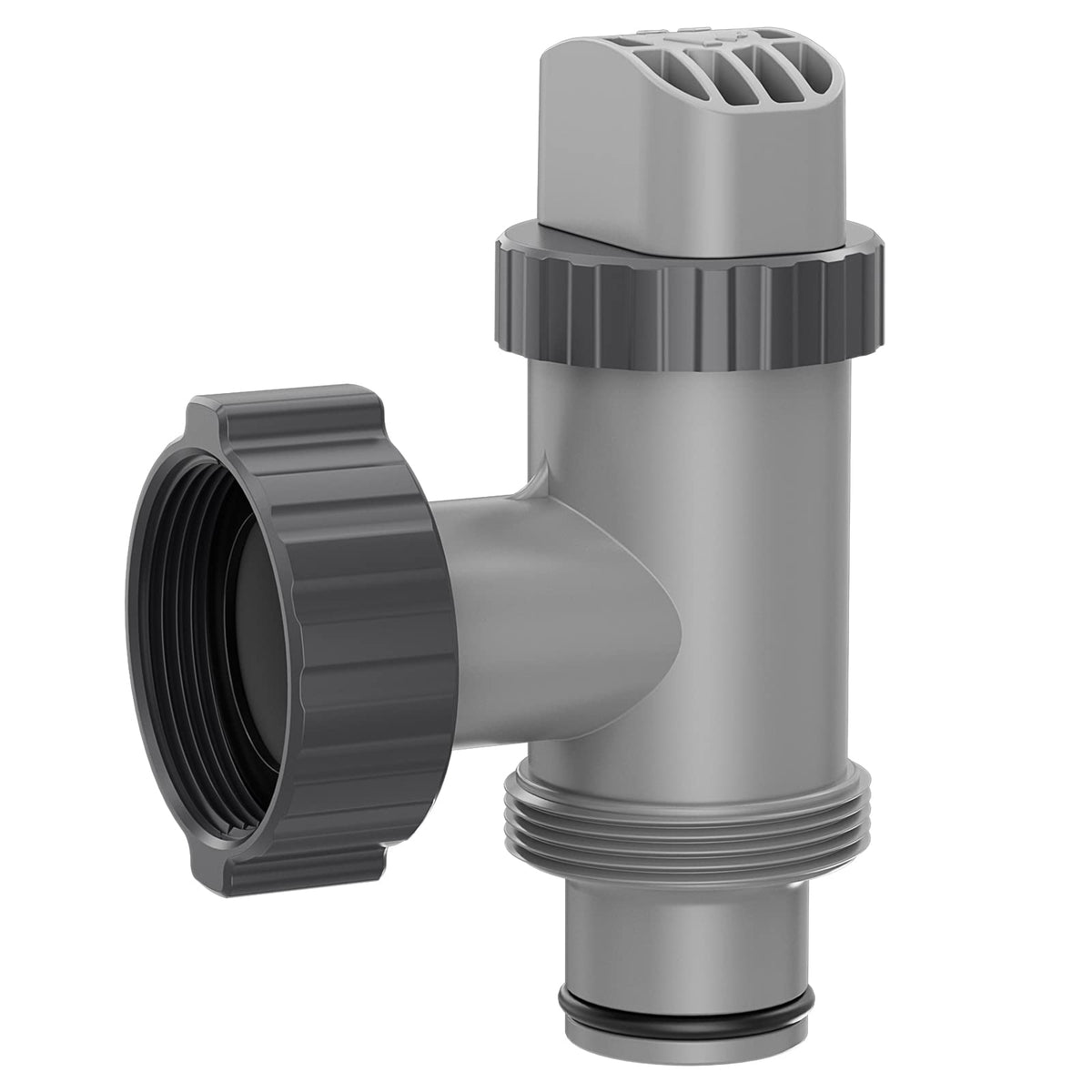 SHAPON plunger valve in on-off action for easy pool flow control