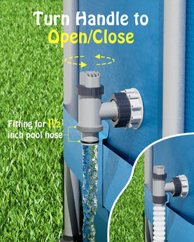 SHAPON pool parts durable plastic materials for lasting above-ground setup
