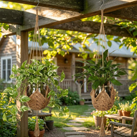 Shappy boho decor for indoor or outdoor spaces.