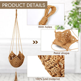 Shappy included S-shaped hooks for easy wall mounting.