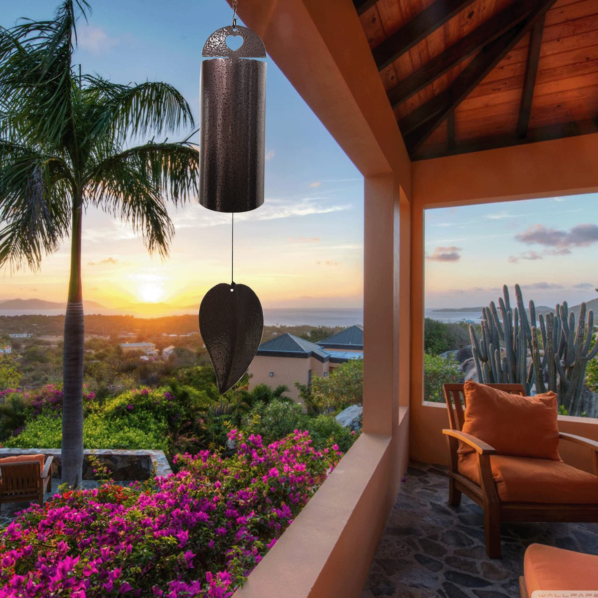 Sharita easy-hang wind chime ready to install