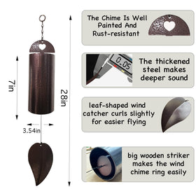 Sharita heavy iron wind chime highlighting durability