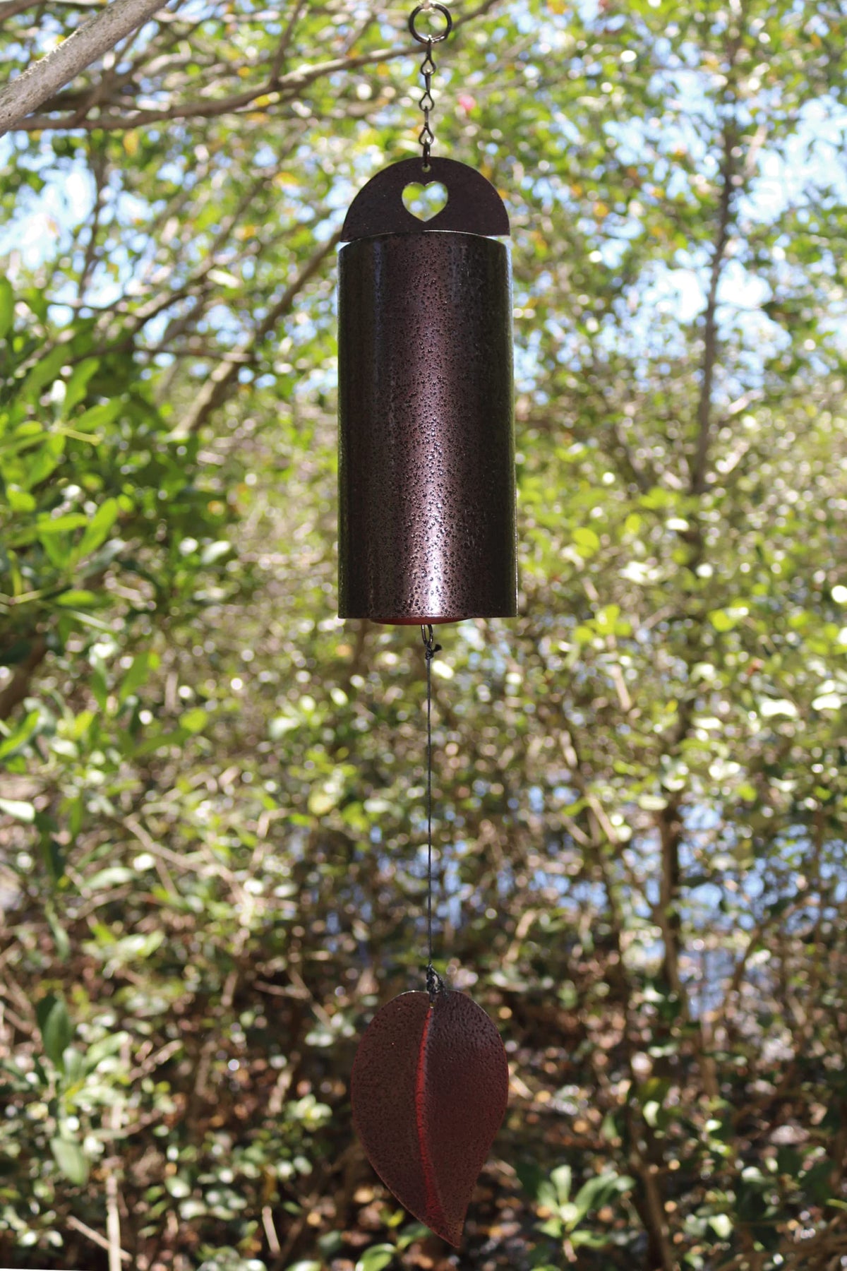 Sharita metal wind chime with baking paint coating for weather resistance