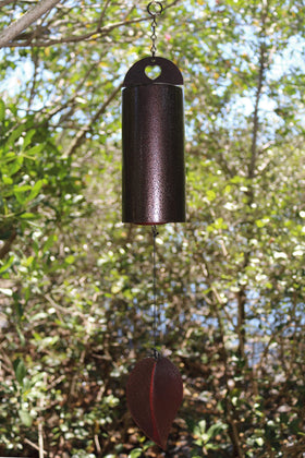 Sharita metal wind chime with baking paint coating for weather resistance