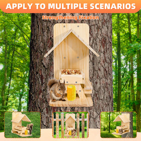 Sharmila Squirrel Feeder corn cob holder enables easy snack provisioning