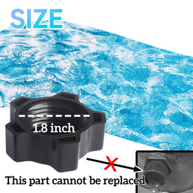 Sharutia SX180LA drain cap on Hayward S244T provides secure sealing in weather.