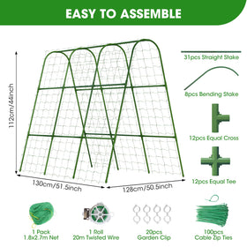 SHCCPPJ pointed tips aid easy soil insertion for stable support