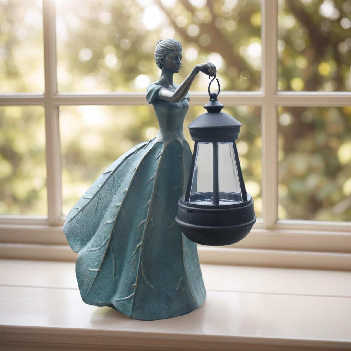 Sheaifun resin outdoor fairy statue is weatherproof for all seasons
