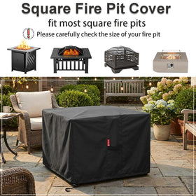 SheeChung cover protects backyard fire pits in all seasons.