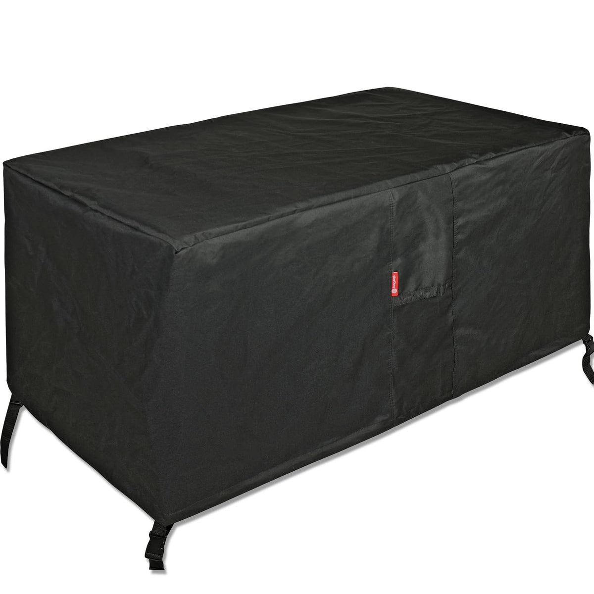 SheeChung rectangular fire pit cover fits 48-inch tables for outdoor protection.