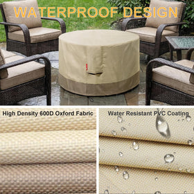 SheeChung waterproof PVC coating shields against snow and moisture for lasting protection.