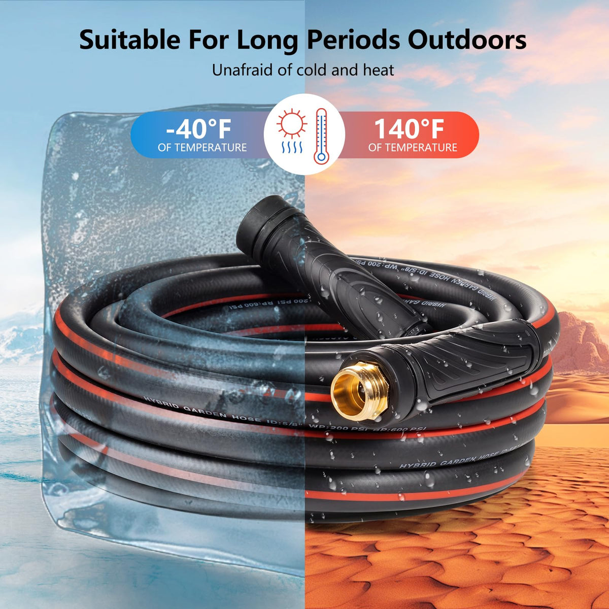 SheeChung hose includes two washers for quick, leak-free setup.