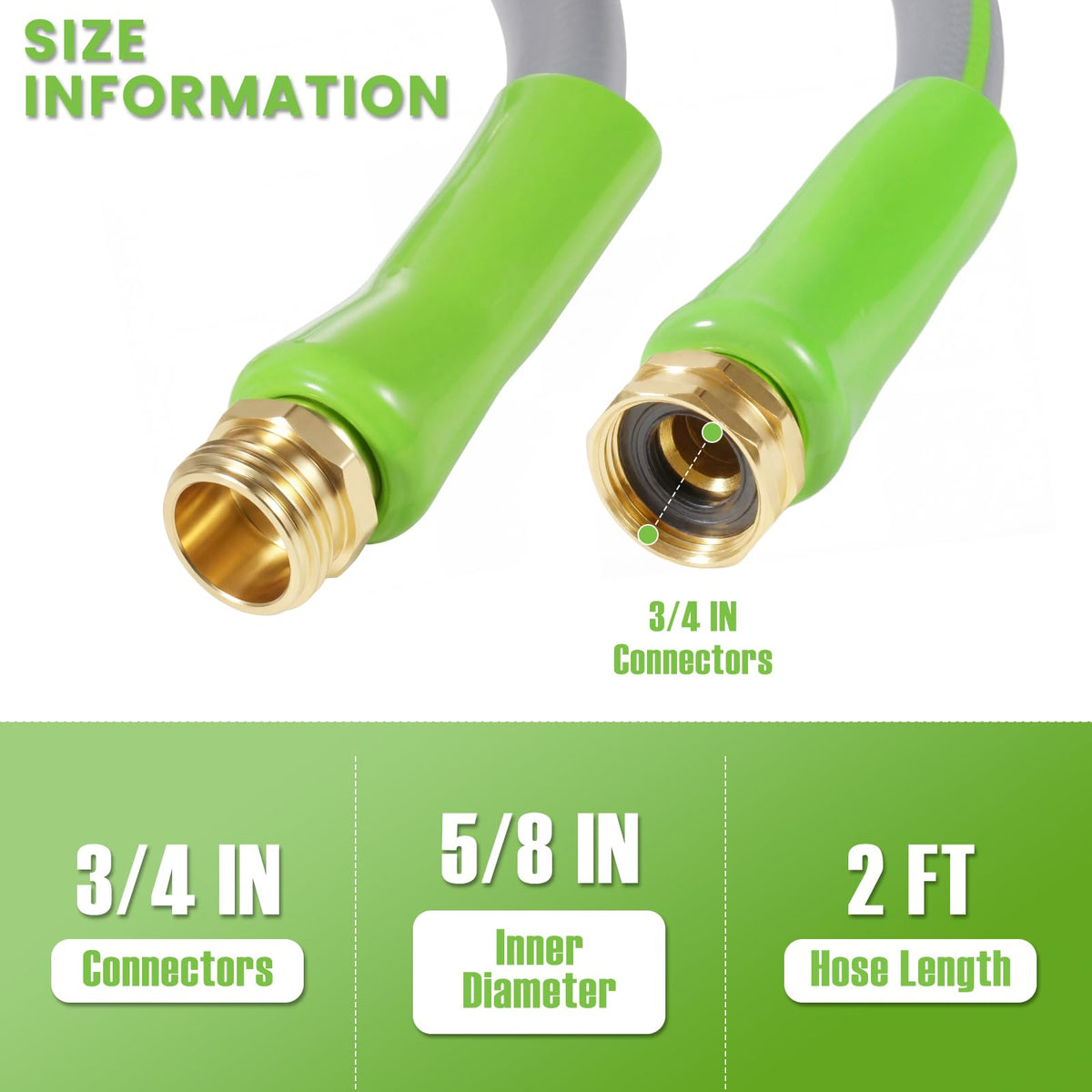 SheeChung leader hose connector seals tightly for mess-free operation.