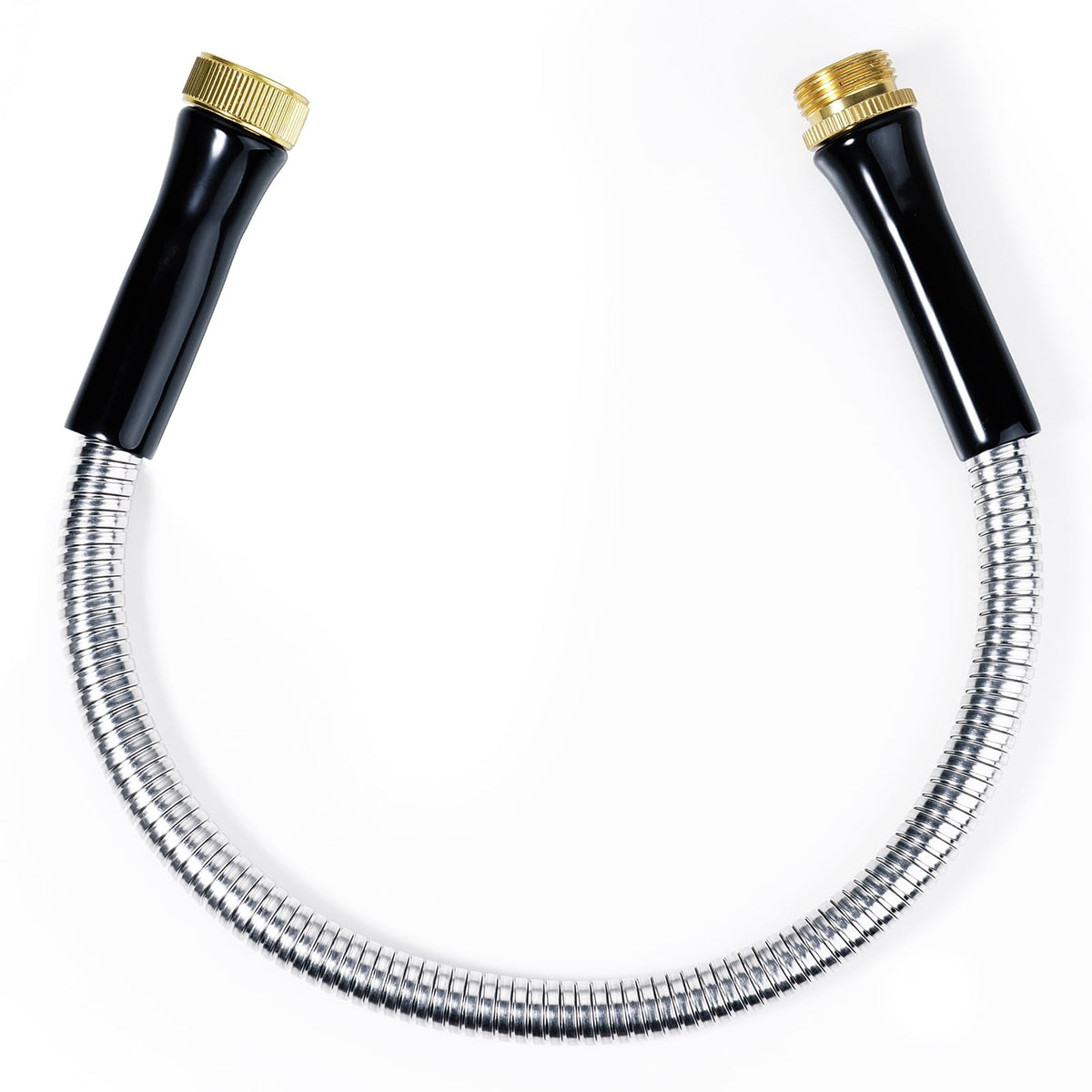 SheeChung short garden hose 2ft with male-to-female connector for quick hose reel setup.