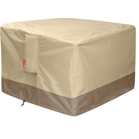 SheeChung square fire pit cover fits 32in for patio pits, weatherproof protection